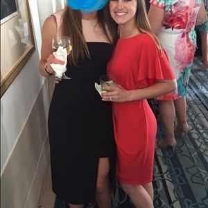 Vince Camuto Coral Cocktail Dress